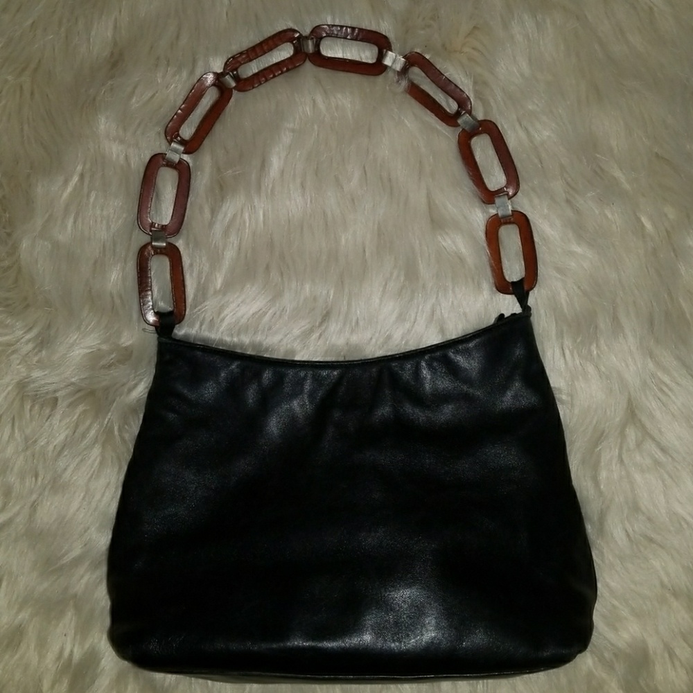 Desmo Black leather purse